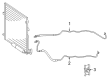 Diagram for Mercedes-Benz CL65 AMG Transmission Oil Cooler Hose - 221-270-05-96-28