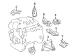 Diagram for Mercedes-Benz SL550 Engine Mount - 230-242-06-01