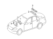 Diagram for Mercedes-Benz S63 AMG Back up Alarm - 001-542-54-23