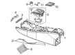 Diagram for Mercedes-Benz GLE63 AMG S Center Console - 167-689-13-00-8V48