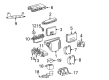 Diagram for Mercedes-Benz Yaw Sensor - 006-542-69-18