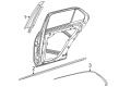 Diagram for Mercedes-Benz GLE53 AMG SUV Door Moldings - 167-730-65-07