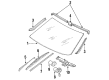 Diagram for Mercedes-Benz 350SDL Sun Visor - 126-810-42-10-7095