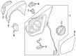 Diagram for Mercedes-Benz Mirror Actuator - 099-820-75-00