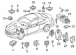 Diagram for Mercedes-Benz Car Speakers - 222-820-22-00-64