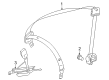Diagram for Mercedes-Benz CL63 AMG Seat Belt - 216-860-05-85-8K64