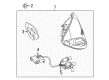 Diagram for Mercedes-Benz CL550 Light Socket - 216-820-13-01