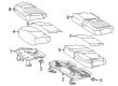 Diagram for Mercedes-Benz ML400 Seat Covers - 166-920-97-13-8P26
