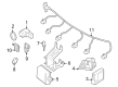 Diagram for Mercedes-Benz SL63 AMG Parking Assist Sensor - 223-905-42-10