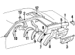 Diagram for Mercedes-Benz E300 Fuel Door - 124-750-01-06