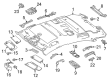 Diagram for Mercedes-Benz S560 Interior Lights - 000-906-56-00-1B88