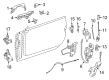 Diagram for Mercedes-Benz SL63 AMG S E Performance Door Hinge - 217-720-17-01