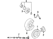 Diagram for Mercedes-Benz SL320 Brake Rotor - 129-423-04-12-64