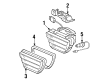 Diagram for Mercedes-Benz Fog Light Lens - 002-826-81-90-67