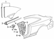 Diagram for Mercedes-Benz S63 AMG Window Regulator - 217-670-34-00