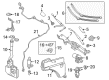 Diagram for Mercedes-Benz GLS450 Wiper Pivot - 166-820-49-00
