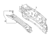 Diagram for Mercedes-Benz Rear Crossmember - 205-640-09-14