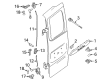 Diagram for Mercedes-Benz eSprinter Tailgate Handle - 639-743-01-72-9051