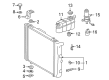 Diagram for Mercedes-Benz G55 AMG Radiator Support - 463-504-14-40