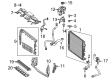 Diagram for Mercedes-Benz E63 AMG S Radiator Support - 213-504-00-00