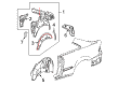 Diagram for Mercedes-Benz CLK320 Wheelhouse - 209-630-01-69