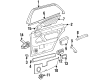Diagram for Mercedes-Benz 300SE Armrest - 140-730-04-28-9045
