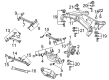 Diagram for Mercedes-Benz 500SL Lateral Link - 201-350-56-06