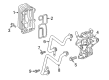 Diagram for Mercedes-Benz Sprinter 2500 Oil Cooler Hose - 274-188-04-20