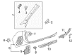 Diagram for Mercedes-Benz C300 Pillar Panels - 205-690-54-05-7P12