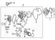 Diagram for Mercedes-Benz AMG GT R Coolant Pipe Seal - 177-201-04-80