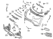 Diagram for Mercedes-Benz GLE53 AMG SUV Bumper - 167-620-80-00
