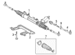 Diagram for Mercedes-Benz Power Steering Cylinder Boot Kit - 220-460-10-00