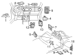 Diagram for Mercedes-Benz Yaw Sensor - 007-542-04-18