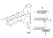Diagram for Mercedes-Benz CLA250 Emblem - 176-817-04-20