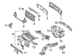 Diagram for Mercedes-Benz SLK300 Rear Crossmember - 171-610-00-16