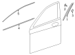 Diagram for Mercedes-Benz E53 AMG Door Moldings - 214-690-08-00