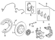 Diagram for Mercedes-Benz CLE53 AMG Brake Caliper Bracket - 254-423-27-00