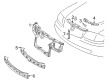 Diagram for Mercedes-Benz C280 Radiator Support - 202-620-10-72