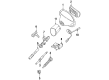 Diagram for Mercedes-Benz Ignition Lock Cylinder - 126-460-02-04
