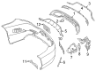 Diagram for Mercedes-Benz C43 AMG Grille - 205-885-66-00
