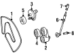 Diagram for Mercedes-Benz 500SL Drive Belt - 010-997-99-92