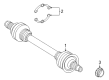 Diagram for Mercedes-Benz AMG GT S Wheel Hub Bolt - 002-990-10-03