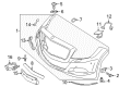 Diagram for Mercedes-Benz CLS550 Bumper Cover - 218-880-11-40-9999