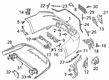 Diagram for Mercedes-Benz SL43 AMG Bumper Reflector - 099-820-88-00