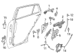 Diagram for Mercedes-Benz GLE450 AMG Exterior Door Handle - 099-760-15-59-7755