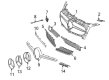 Diagram for Mercedes-Benz C350e Emblem - 000-888-00-11