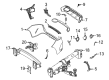 Diagram for Mercedes-Benz GLE53 AMG SUV Bumper - 167-885-12-03-9999