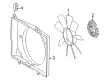 Diagram for Mercedes-Benz CLK430 Fan Shroud - 202-505-42-55