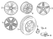 Diagram for Mercedes-Benz Spare Wheel - 167-400-03-00