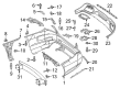 Diagram for Mercedes-Benz Headlight Cover - 000-991-92-40